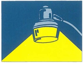 open bottom security light